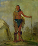 Aih-No-Wa Le Feu, un Renard Médecin - George Catlin — widok dzieła