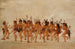 Tańczących żebraków u ujścia rzeki Teton - George Catlin — widok dzieła