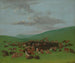 Polowanie na bizona otoczone przez Hidatsa - George Catlin — widok dzieła