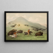 Polowanie na bizona konno - George Catlin — oprawiony obraz na ścianie