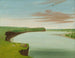 Widok z daleka na wioskę Mandan - George Catlin — widok dzieła