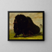 Bison umierający trafiony strzałą - George Catlin — oprawiony obraz na ścianie