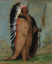 Eeh-S-Pa Black Rock, un chef à deux bouilloires - George Catlin — widok dzieła