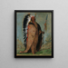 Eeh-S-Pa Black Rock, un chef à deux bouilloires - George Catlin — oprawiony obraz na ścianie