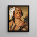 Dobry myśliwy wojownik - George Catlin — oprawiony obraz na ścianie
