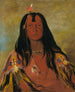 Hco-A-Hco-A-Hcotes-Min Brak rogów na głowie, odważny - George Catlin — widok dzieła