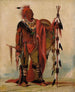 Keeokk Le Renard Vigilant Chef de la Tribu - George Catlin — widok dzieła