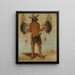 Mah-the-ha Old Bear, uzdrowiciel - George Catlin — oprawiony obraz na ścianie