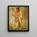 Naugh-high-hee-kaw Ten, kto nawilża drewno - George Catlin — oprawiony obraz na ścianie