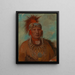 Neu-mon-ya Walking Rain Chef de guerre - George Catlin — oprawiony obraz na ścianie