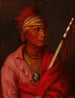 Pas de cœur Nan-che-ning-ga - George Catlin — widok dzieła