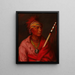 Pas de cœur Nan-che-ning-ga - George Catlin — oprawiony obraz na ścianie