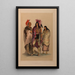 Portfel Amerykańskich Indian - George Catlin — oprawiony obraz na ścianie