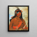 O-t-wah L'Ottaway wojownik - George Catlin — oprawiony obraz na ścianie
