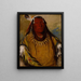 Pa-ris-ka-ro-pa Deux Corbeaux un Chef - George Catlin — oprawiony obraz na ścianie