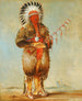 Rw-No-Way-Wh-Krah Luźny Pipestem un Brave - George Catlin — widok dzieła