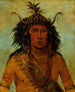 Say-Say-Gon Hail Storm Chef de guerre - George Catlin — widok dzieła
