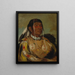 Sha-C-Pay, le Six Chef des Ojibwés des Plaines - George Catlin — oprawiony obraz na ścianie