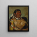 Shacpay, le Six Chef des Ojibwés des Plaines (Conflit de cas) - George Catlin — oprawiony obraz na ścianie