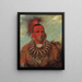 Shon-Ta-Yi-Ga Mały Wilk, słynny wojownik - George Catlin — oprawiony obraz na ścianie