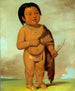 Tcha-As-Ka-Ding Wnuk Buffalo Bulls Back Fat - George Catlin — widok dzieła