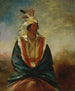 Tel-Maz-H-Za, wojownik o wybitnej odznace - George Catlin — widok dzieła