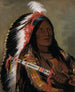 Th-Tck-A-Da-Hir Steep Wind, odważna grupa z The Bad Arrow Points - George Catlin — widok dzieła