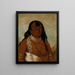 Th-Tot-Sah, lepiej znany jako Tohausen Little Bluff First Chief - George Catlin — oprawiony obraz na ścianie