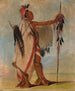 TíLee, wojownik o wybitnej odznace - George Catlin — widok dzieła