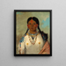 TsSeWoNaTs Kobieta myjąca kolana, żona wodza - George Catlin — oprawiony obraz na ścianie