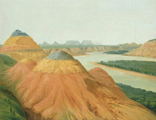 Widok w dużym zakręcie górnego Missisipi - George Catlin — widok dzieła