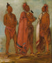 WaMshEeSheek Ten, który usuwa WaChshUk War MinkChsk Trzech wybitnych młodych mężczyzn - George Catlin — widok dzieła
