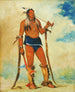 WahCheeHhsKa L'homme qui met tout à l'extérieur - George Catlin — widok dzieła