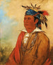 WahPnJeeA Łabędź, wojownik - George Catlin — widok dzieła