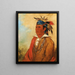 WahPnJeeA Łabędź, wojownik - George Catlin — oprawiony obraz na ścianie