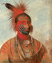 Washkamonya Fast Dancer dans Guerrier - George Catlin — widok dzieła