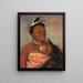 WeeTRaShRo Chef de la tribu - George Catlin — oprawiony obraz na ścianie