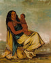 WhCheeTe, żona pastora i dziecko - George Catlin — widok dzieła