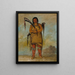 WhChees un Brave - George Catlin — oprawiony obraz na ścianie