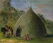 Lodge de Wichita couvert de prairie - George Catlin — widok dzieła