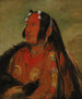 Gołębie z WiJnJon Egg Head The Light, młody wyróżniający się wojownik - George Catlin — widok dzieła