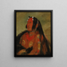 Gołębie z WiJnJon Egg Head The Light, młody wyróżniający się wojownik - George Catlin — oprawiony obraz na ścianie