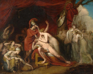 George Dawe - Achilles frantic for the loss of Patroclus rejecting the consolation of Thetis.webp