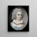 Lady Grace Burnaby - George Engleheart — oprawiony obraz na ścianie