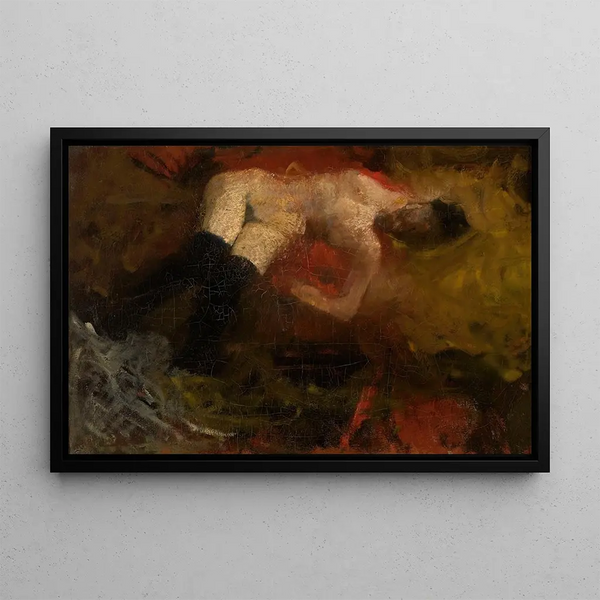 Nu - George Hendrik Breitner — oprawiony obraz na ścianie