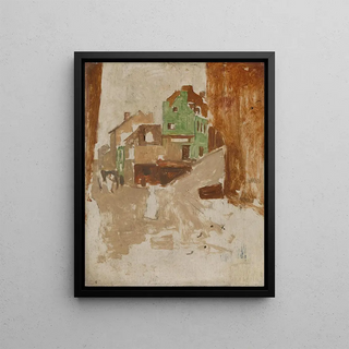 George Hendrik Breitner - Street in Montmartre Paris.webp