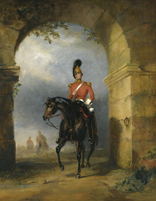 George Henry Laporte - Portrait Of An Officer Of Dragoon Guards.webp
