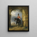 Portret oficera Dragoon Guards - George Henry Laporte — oprawiony obraz na ścianie