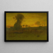 Po zachodzie słońca w Montclair, New Jersey - George Inness — oprawiony obraz na ścianie