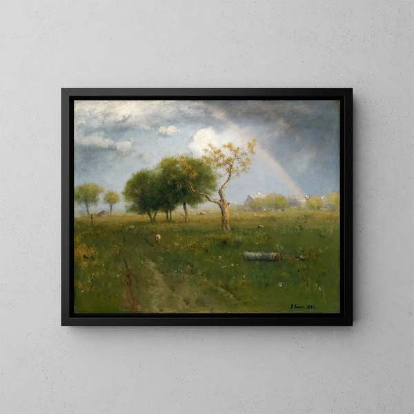 Po ulewnym deszczu letnim - George Inness — oprawiony obraz na ścianie